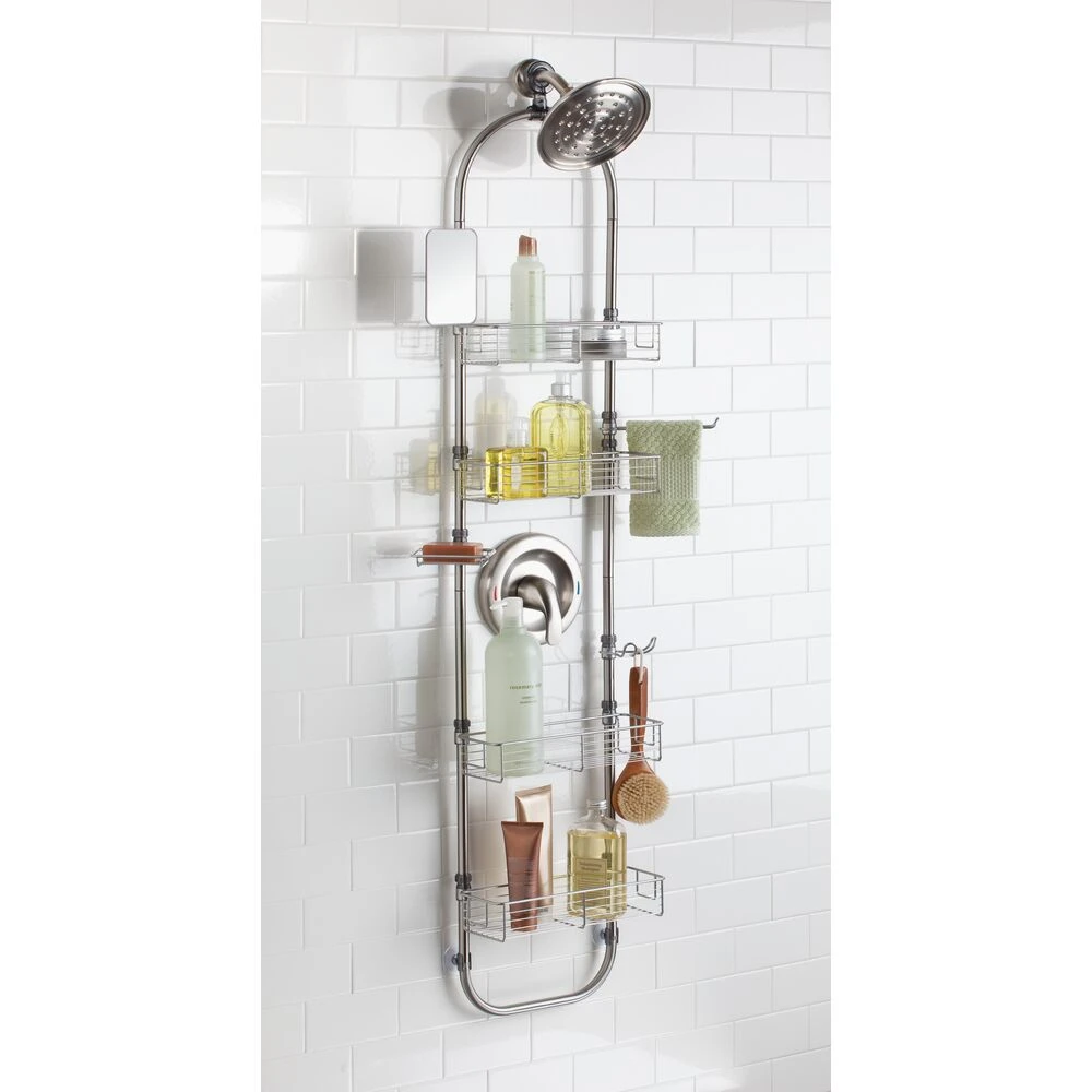 Adjustable Hanging Shower Caddy Adjustable Hanging Shower Caddy -mDesign 1000 Square JPG 46080A