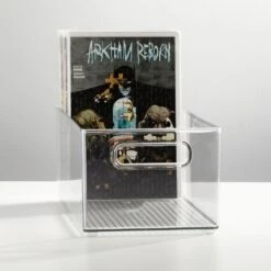 Stackable Comic Book Bin With Handles 15 X 8 X 6