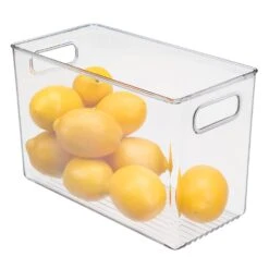 Narrow Kitchen Bin With Handles 12 X 6 X 8