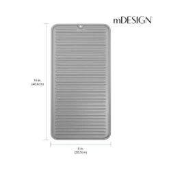 16" Pet Food + Water Bowl Mat 3 16" Pet Food + Water Bowl Mat -mDesign 1000 Square JPG 6825MDK Dimensions