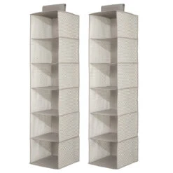 6-Shelf Hanging Closet Organizer 5 6-Shelf Hanging Closet Organizer -mDesign 1000 Square JPG 7315MDCO.PT01