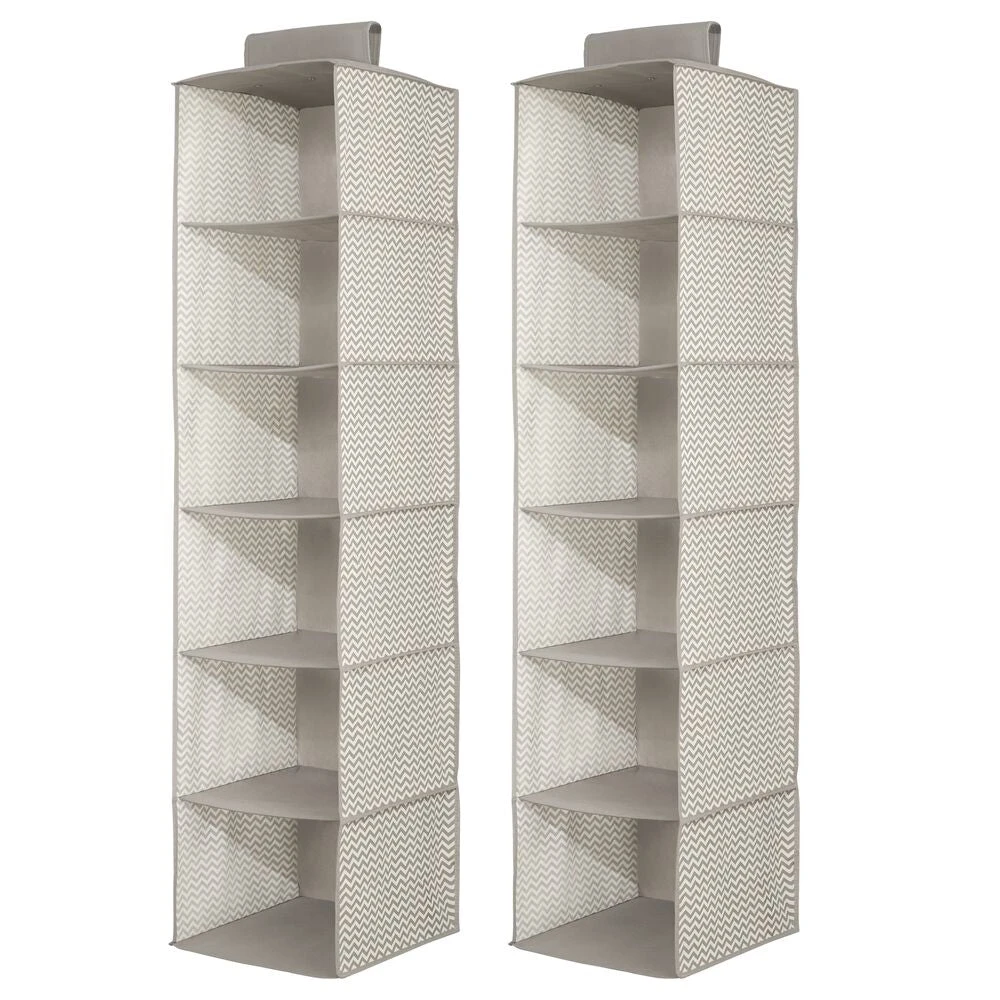 6-Shelf Hanging Closet Organizer 6-Shelf Hanging Closet Organizer -mDesign 1000 Square JPG 7315MDCO.PT01