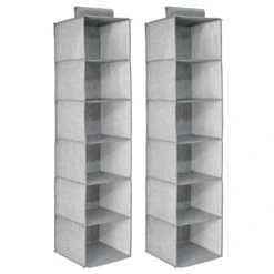 6-Shelf Hanging Closet Organizer 3 6-Shelf Hanging Closet Organizer -mDesign 1000 Square JPG 7830MDCO