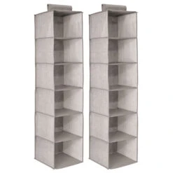 6-Shelf Hanging Closet Organizer 4 6-Shelf Hanging Closet Organizer -mDesign 1000 Square JPG 7894MDCO