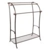 3-Tier Bathroom Towel Rack With Shelf