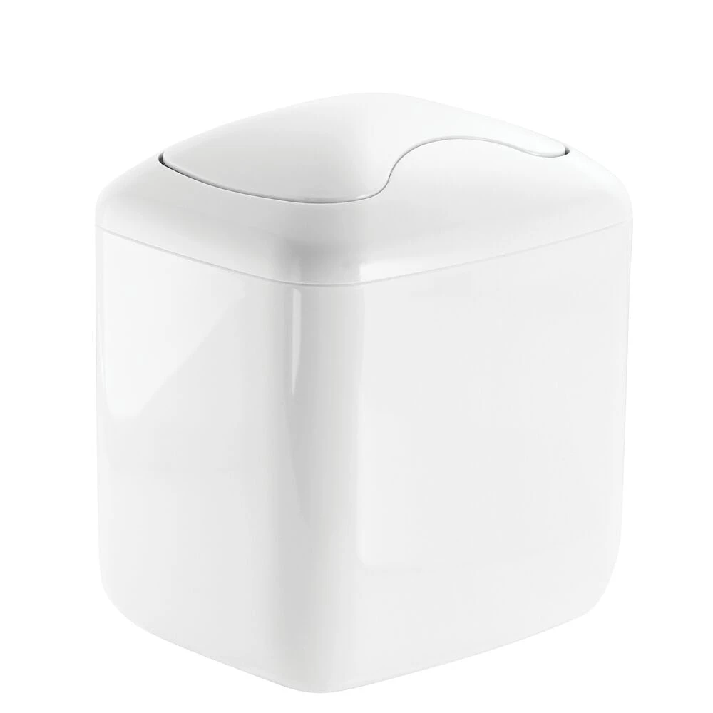 2.7-Liter Countertop Trash Can with Swing Lid 2.7-Liter Countertop Trash Can With Swing Lid -mDesign 1000 Square JPG 93641A
