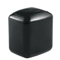 2.7-Liter Countertop Trash Can With Swing Lid