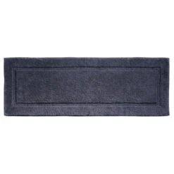 Non-Slip Cotton Bath Runner 7 Non-Slip Cotton Bath Runner -mDesign 1000 Square JPG cotton spa lg NAVY