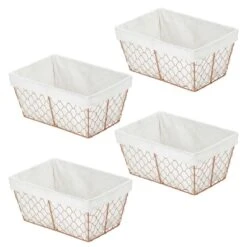 Wire Basket With Fabric Liner 14 Wire Basket With Fabric Liner -mDesign 1600 300DPI 16962MDHS.MAIN 3