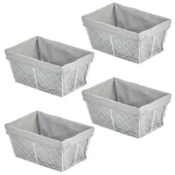 Wire Basket With Fabric Liner 15 Wire Basket With Fabric Liner -mDesign 1600 300DPI 16963MDHS.MAIN 3