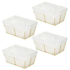 Wire Basket With Fabric Liner 13 Wire Basket With Fabric Liner -mDesign 1600 300DPI 16964MDHS.MAIN 3