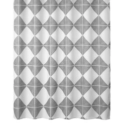 Geometric Diamond Shower Curtain