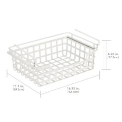 Under Shelf Sliding Wire Basket Set 2 Under Shelf Sliding Wire Basket Set -mDesign 1600 300DPI 22777MD dims 3be6ee2e 16f1 4278 953f 469687e54a4c