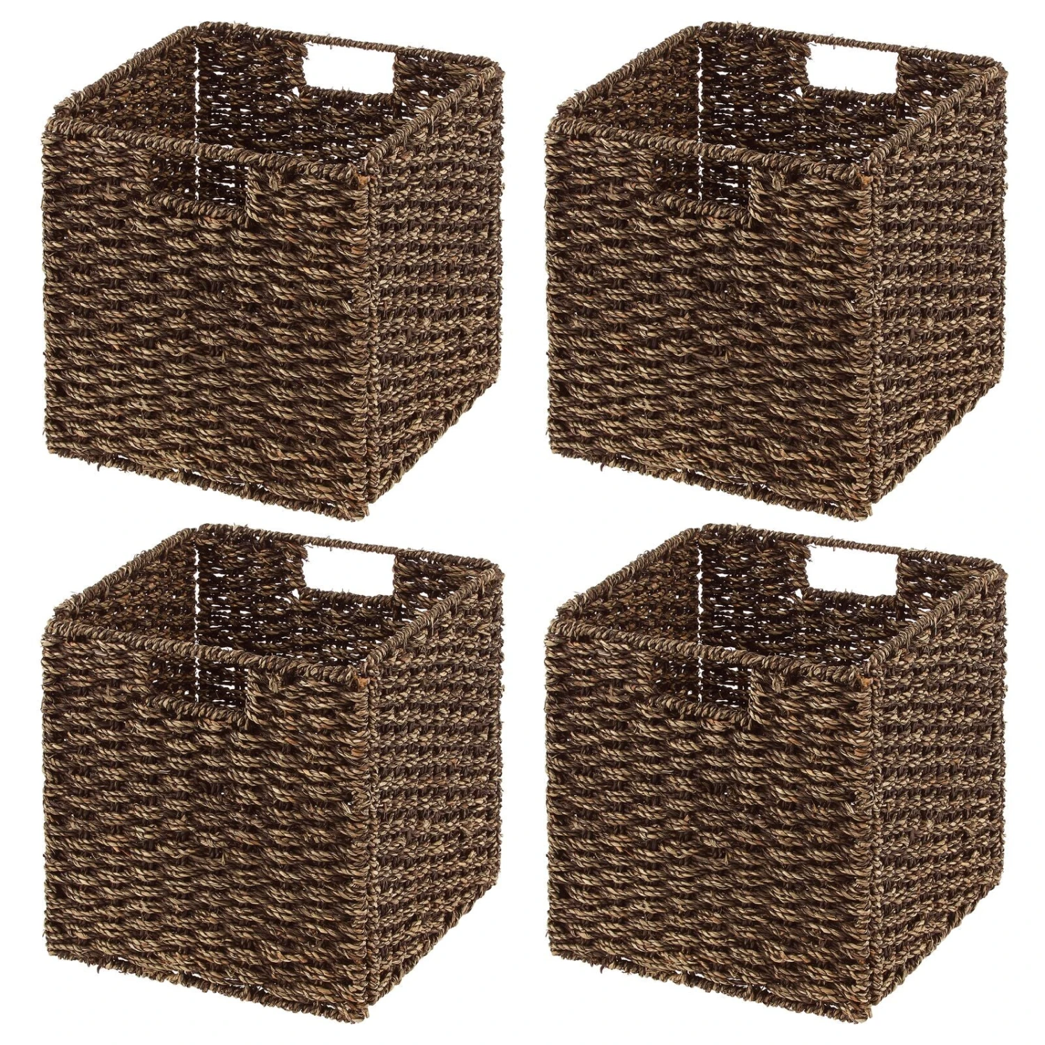 Seagrass Cube Basket 10.5 x 10.5 x 10.5 Seagrass Cube Basket 10.5 X 10.5 X 10.5 -mDesign 1600 300DPI 22894MDHS.MAIN 3
