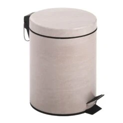 5-Liter Round Step Trash Can 9 5-Liter Round Step Trash Can -mDesign 1600 300DPI 23227MDBST OLb