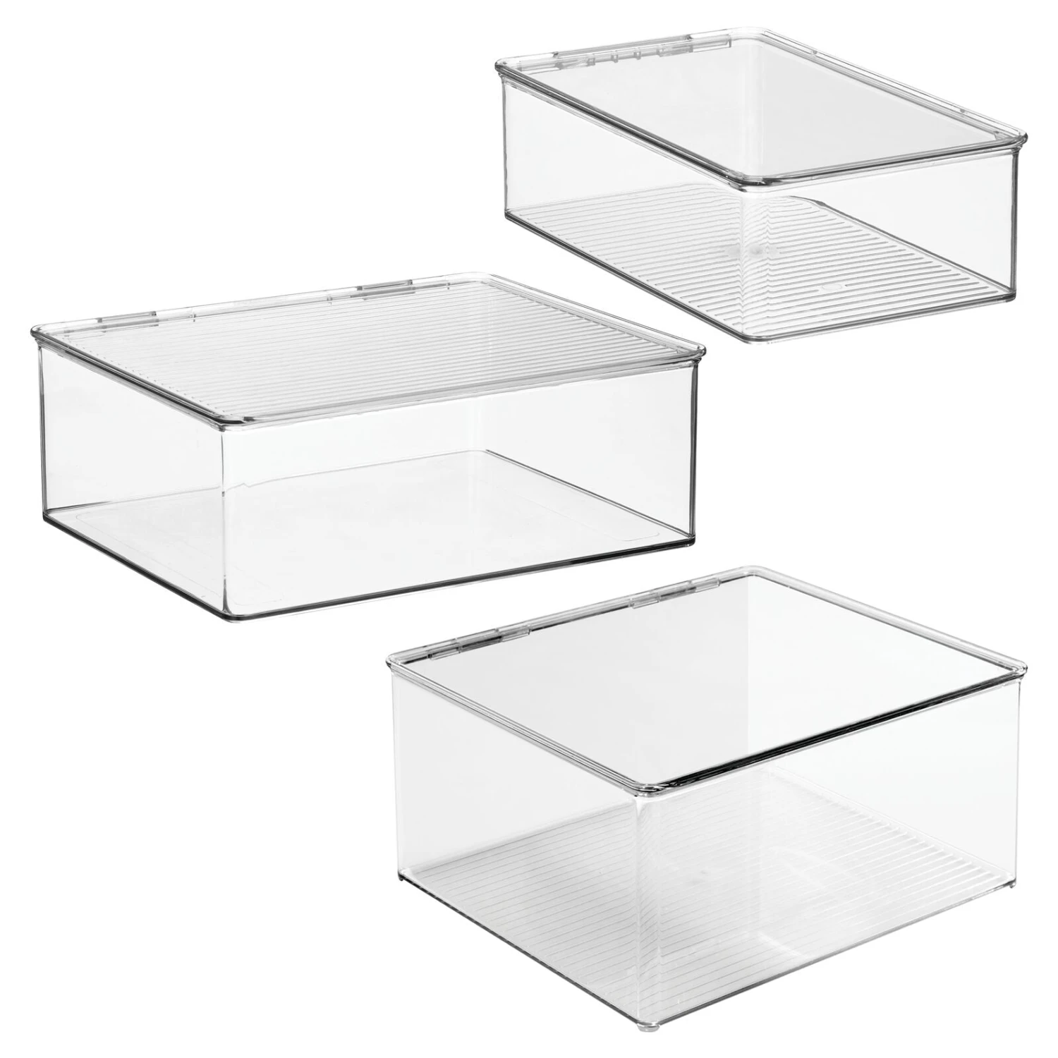 3-Piece Stackable Storage Bin Set 3-Piece Stackable Storage Bin Set -mDesign 1600 300DPI 23371MDT.MAIN 3