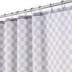 Checkered Shower Curtain