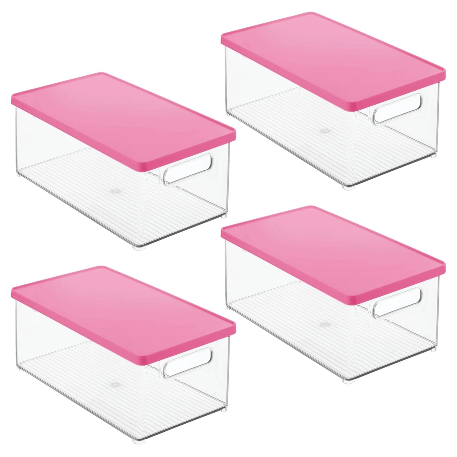 Stackable Bath Box with Lid and Handles 15 x 8.5 x 6 Stackable Bath Box With Lid And Handles 15 X 8.5 X 6 -mDesign 1600 300DPI 24042MDBST.MAIN 3