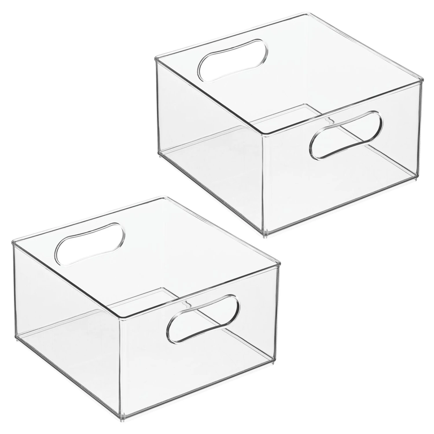 Clear Stackable Closet Bins 10 x 10 x 6 Clear Stackable Closet Bins 10 X 10 X 6 -mDesign 1600 300DPI 24472MDBST.MAIN 3 ef16cd7a 1182 4060 8fdc 01edf1e021fd