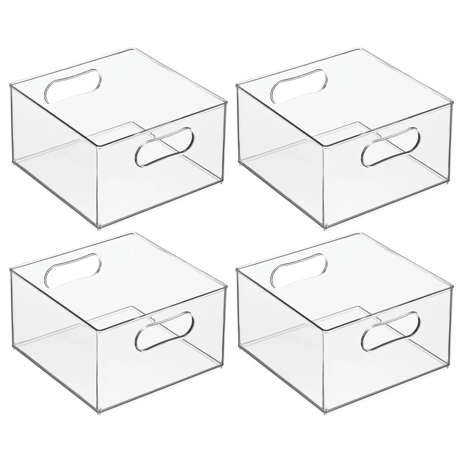 Clear Stackable Closet Bins 10 x 10 x 6 Clear Stackable Closet Bins 10 X 10 X 6 -mDesign 1600 300DPI 24481MDBST.MAIN 3 c40b6d07 ae9a 440c 839c 26578b01e1d2