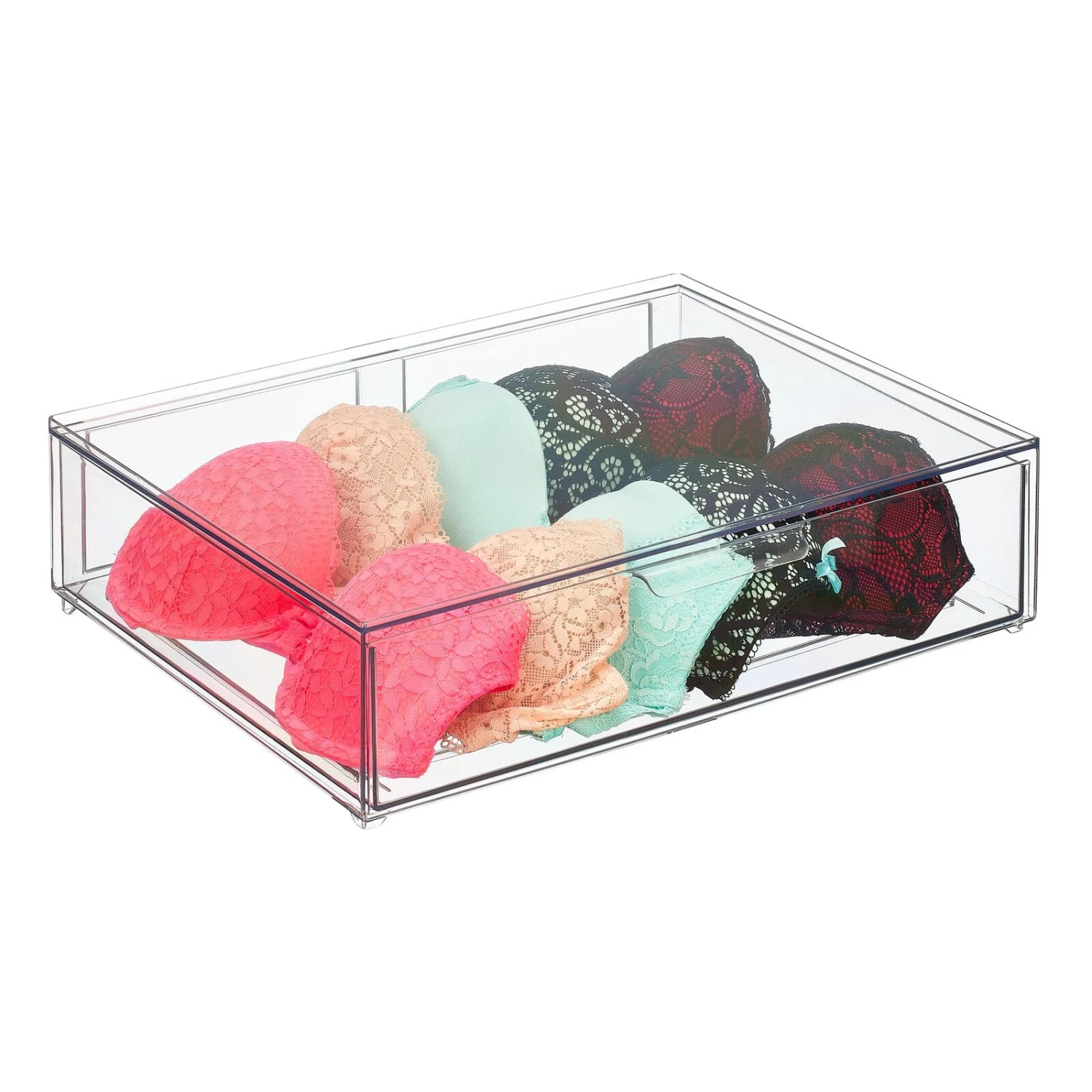 Stackable Closet Storage Drawer 12 x 16 x 4 Stackable Closet Storage Drawer 12 X 16 X 4 -mDesign 1600 300DPI RFQ 43435 clear OLe