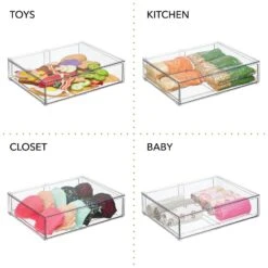 Stackable Closet Storage Drawer 12 X 16 X 4 4 Stackable Closet Storage Drawer 12 X 16 X 4 -mDesign 1600 300DPI RFQ 43435 clear detail3 c52e1381 c922 4a6e a939 b4590bf831c2