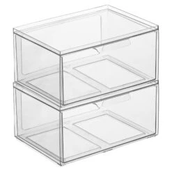 Stackable Kitchen Storage Drawer 9 X 12 X 6 5 Stackable Kitchen Storage Drawer 9 X 12 X 6 -mDesign 1600 300DPI RFQ 44115 clear OLb ae67cb11 bf62 4cdf b1c6 54b3dfd44c1c