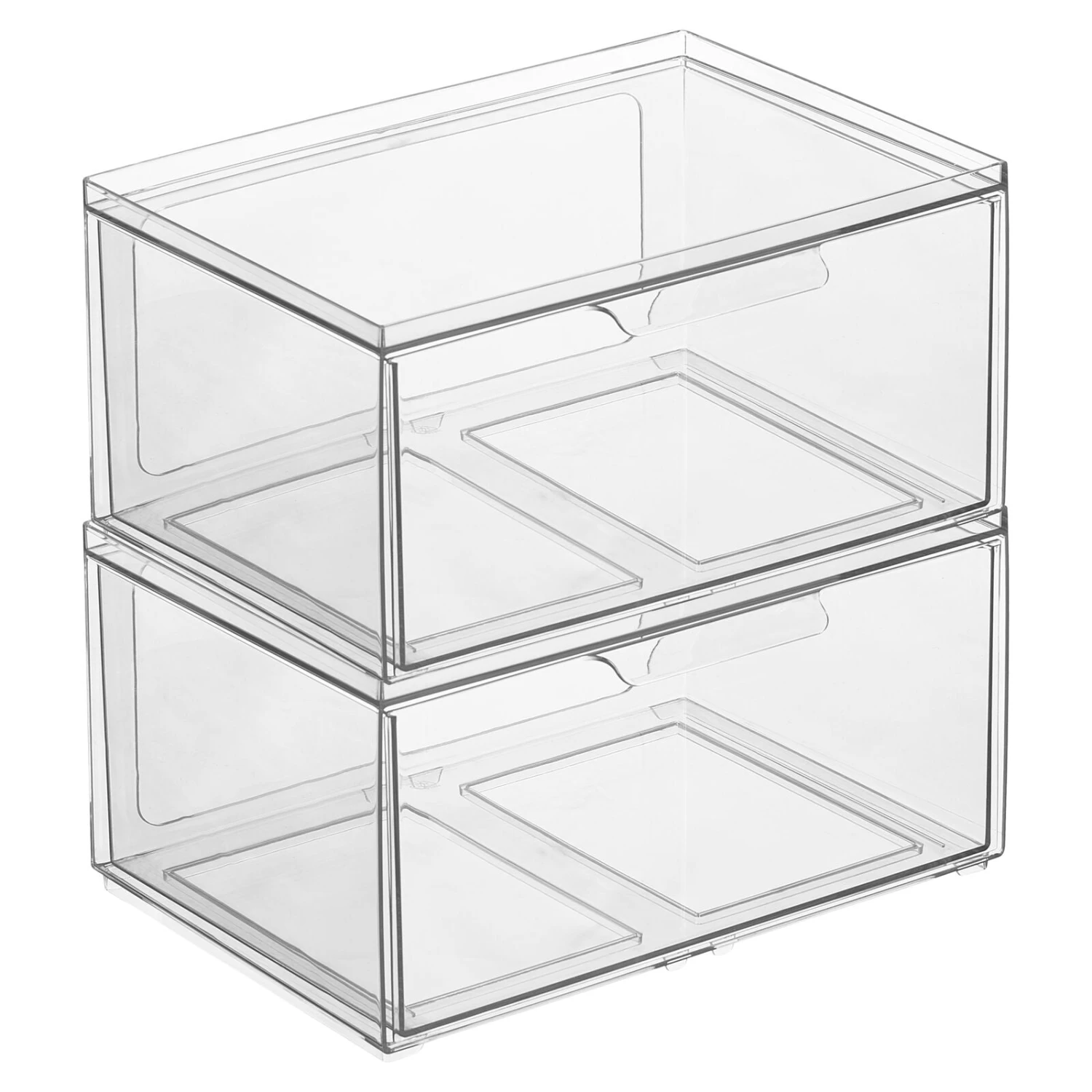 Stackable Kitchen Storage Drawer 9 x 12 x 6 Stackable Kitchen Storage Drawer 9 X 12 X 6 -mDesign 1600 300DPI RFQ 44115 clear OLb ae67cb11 bf62 4cdf b1c6 54b3dfd44c1c
