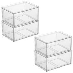 Stackable Kitchen Storage Drawer 9 X 12 X 6 6 Stackable Kitchen Storage Drawer 9 X 12 X 6 -mDesign 1600 300DPI RFQ 44115 clear OLc fc4eba78 680b 4fce 92a7 43b8621aa88d