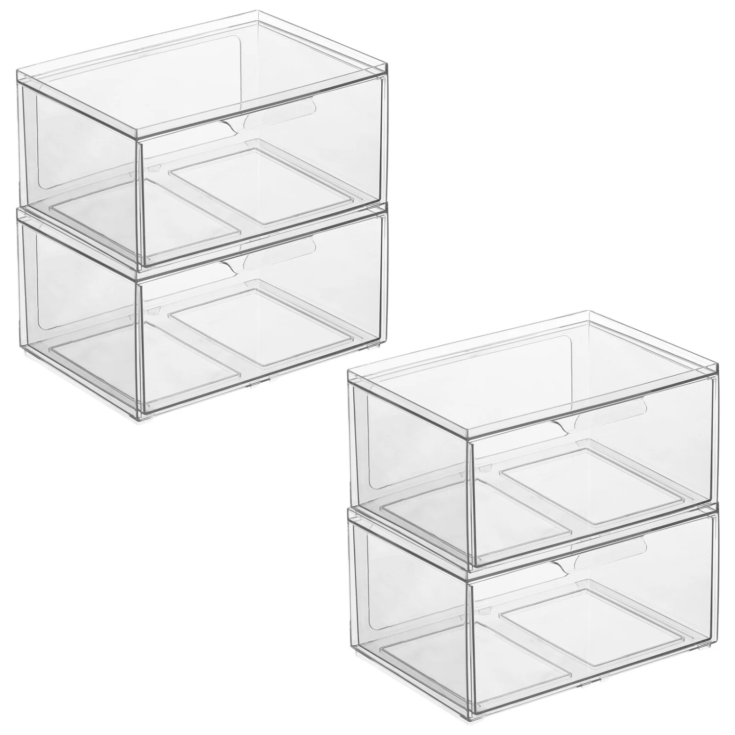 Stackable Kitchen Storage Drawer 9 x 12 x 6 Stackable Kitchen Storage Drawer 9 X 12 X 6 -mDesign 1600 300DPI RFQ 44115 clear OLc fc4eba78 680b 4fce 92a7 43b8621aa88d
