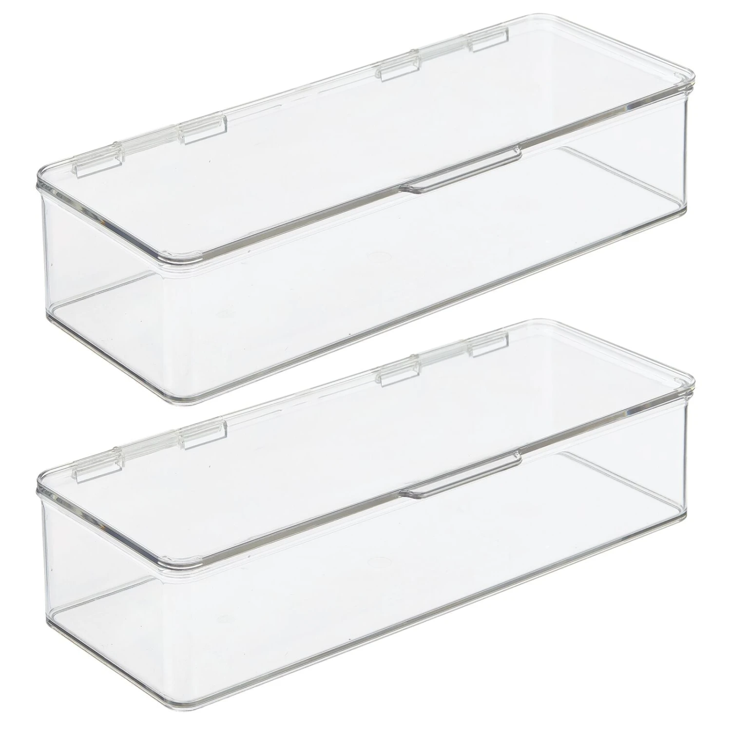 Hinged-Lid Kitchen Storage Box 6 x 13 x 3 Hinged-Lid Kitchen Storage Box 6 X 13 X 3 -mDesign 1600 Square JPG 00720MDO.MAIN 3
