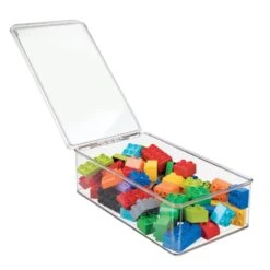 Hinged-Lid Toy Box 13 X 4 X 4