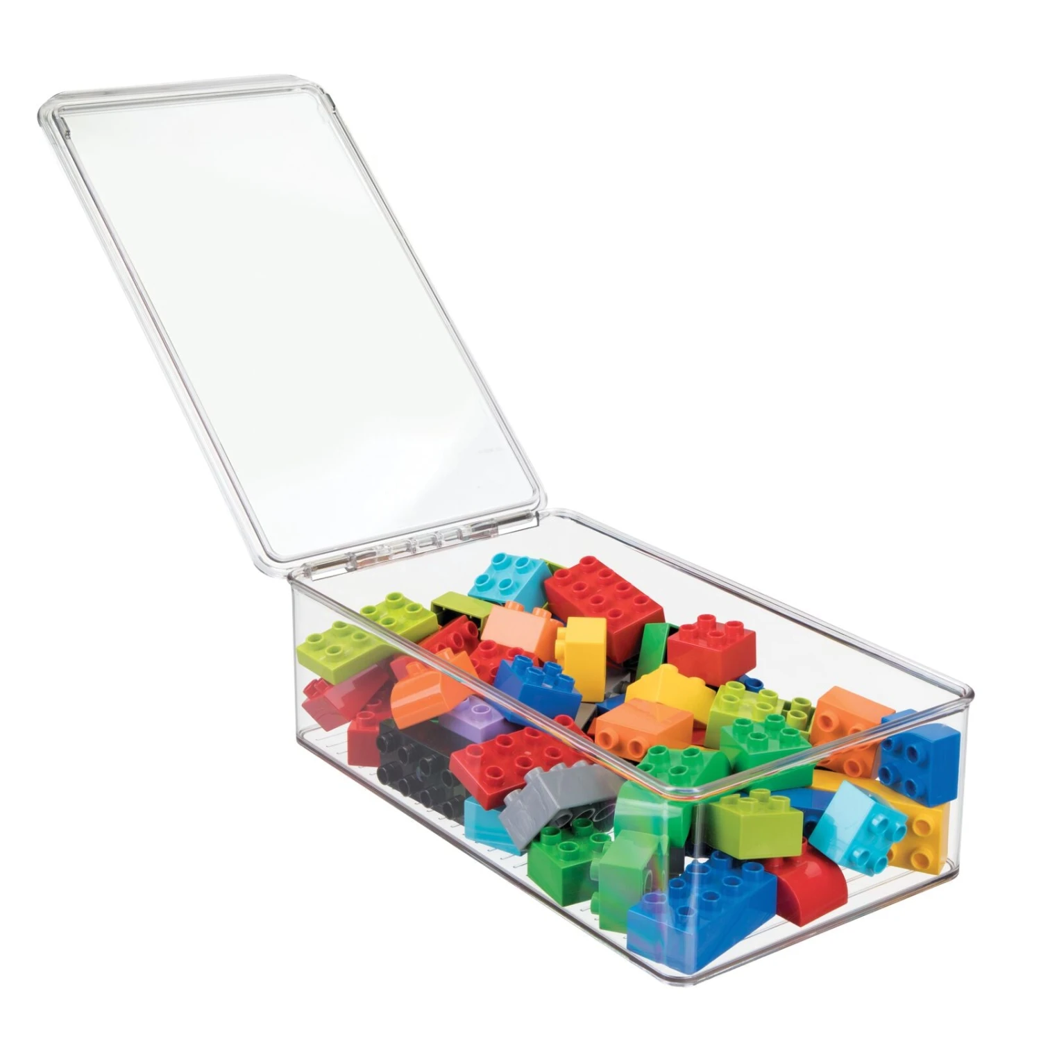 Hinged-Lid Toy Box 13 x 4 x 4 Hinged-Lid Toy Box 13 X 4 X 4 -mDesign 1600 Square JPG 00749MDT.PT03