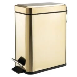 5-Liter Bathroom Step Trash Can 13 5-Liter Bathroom Step Trash Can -mDesign 1600 Square JPG 01293MDBST.MAIN