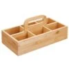6-Section Bamboo Kitchen Caddy