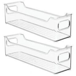 Stackable Refrigerator Bins 14.5 X 4 X 4 5 Stackable Refrigerator Bins 14.5 X 4 X 4 -mDesign 1600 Square JPG 03960MDK