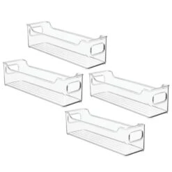 Stackable Refrigerator Bins 14.5 X 4 X 4 6 Stackable Refrigerator Bins 14.5 X 4 X 4 -mDesign 1600 Square JPG 03961MDK.PT01