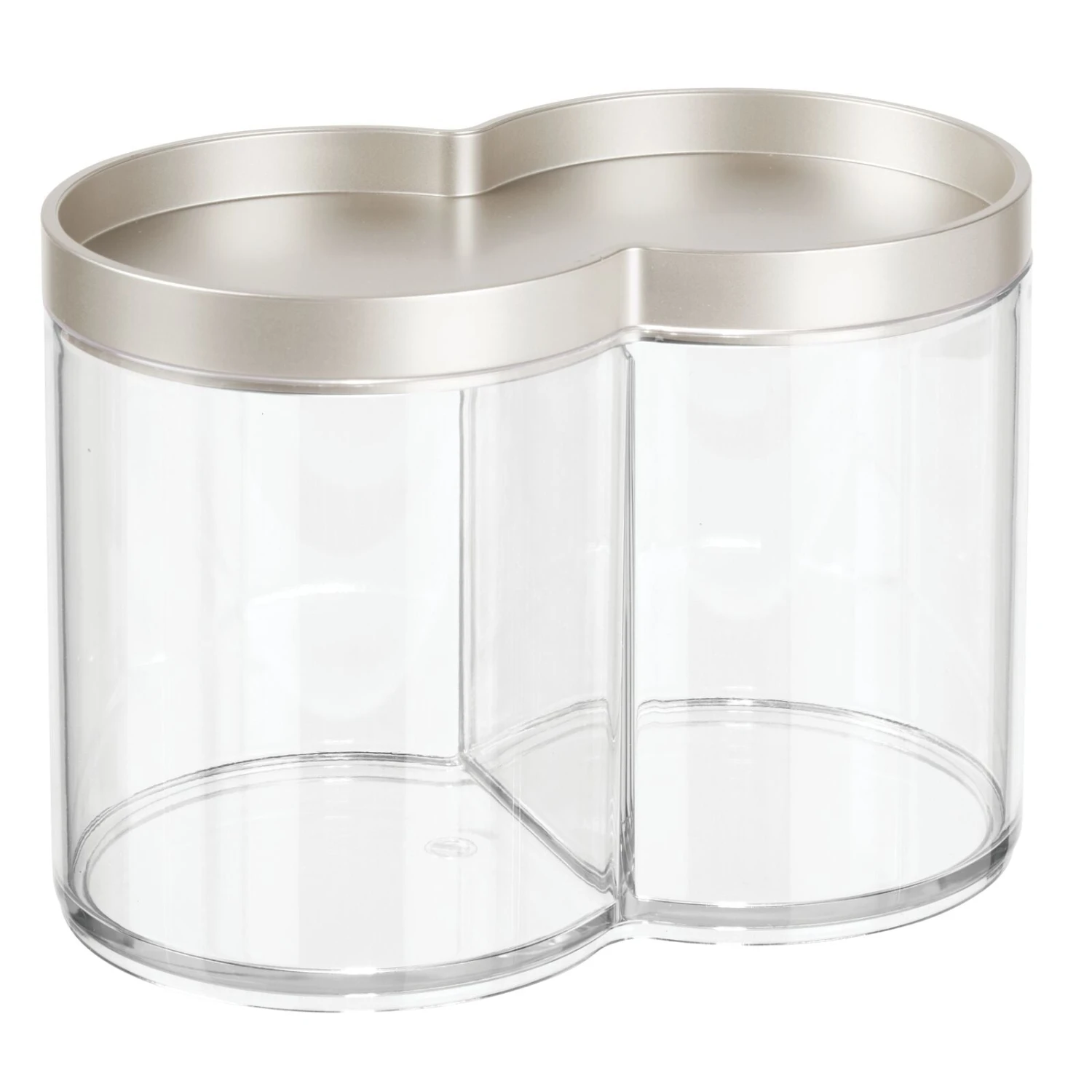 Stackable Divided Vanity Canister Stackable Divided Vanity Canister -mDesign 1600 Square JPG 04222MDBST.PT05