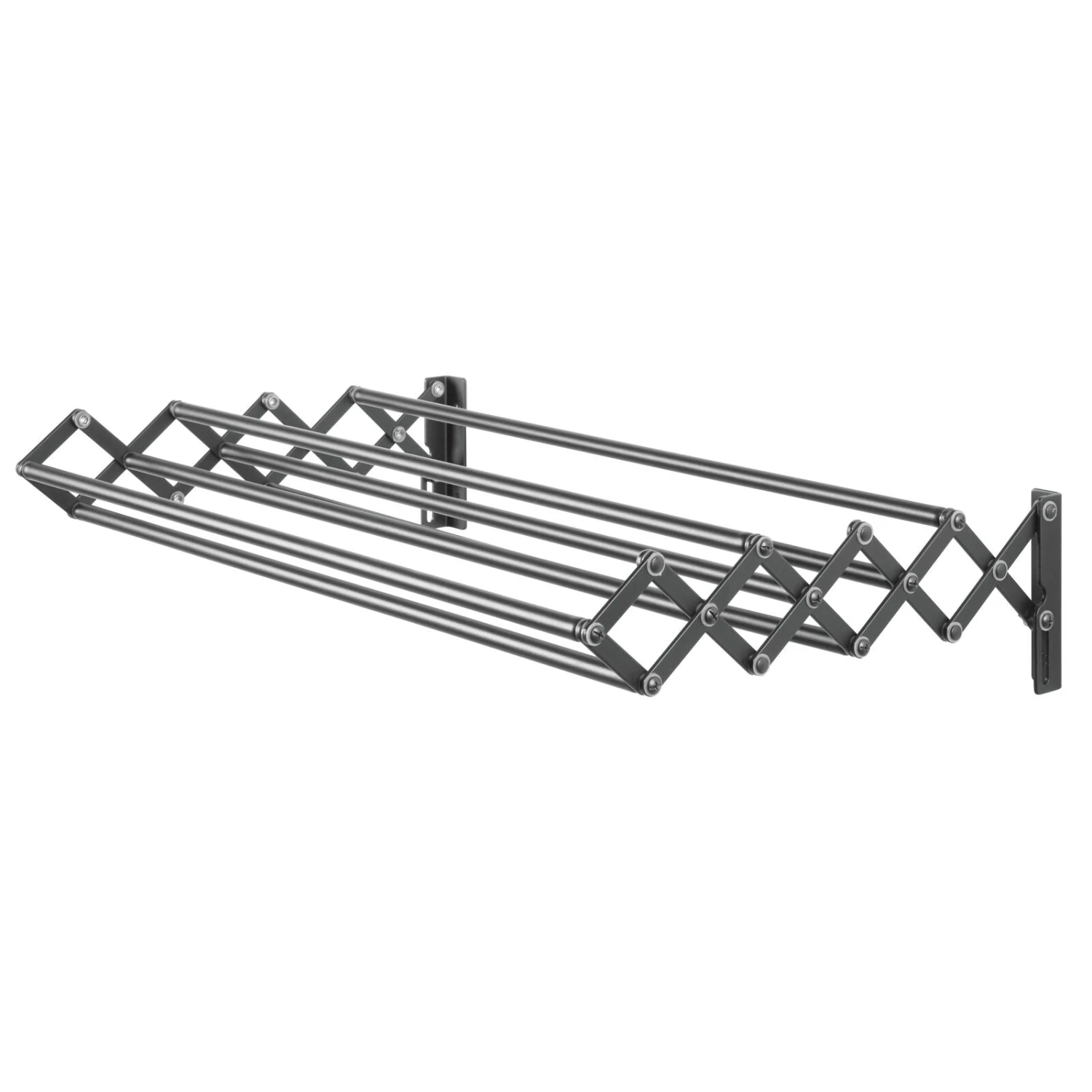 Accordion Wall Mount Drying Rack Accordion Wall Mount Drying Rack -mDesign 1600 Square JPG 04230MDL SILO2