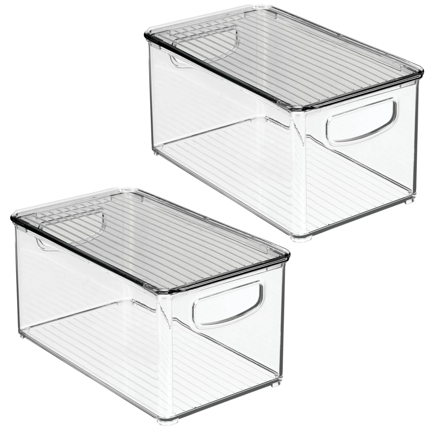 Stackable Bin with Lid11 x 6 x 5 Stackable Bin With Lid11 X 6 X 5 -mDesign 1600 Square JPG 04728MDBST.MAIN 3