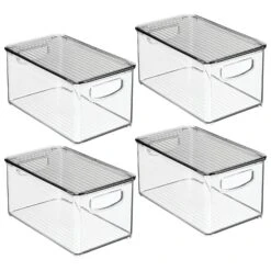 Stackable Bin With Lid11 X 6 X 5 6 Stackable Bin With Lid11 X 6 X 5 -mDesign 1600 Square JPG 04729MDBST.MAIN 3