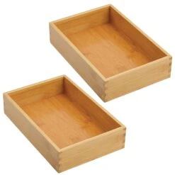 Bamboo Kitchen Drawer Organizer 10 X 6.5 X 2.5 3 Bamboo Kitchen Drawer Organizer 10 X 6.5 X 2.5 -mDesign 1600 Square JPG 06091MDK.MAIN 3