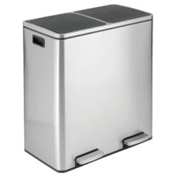60-Liter Dual Compartment Step Trash Can 4 60-Liter Dual Compartment Step Trash Can -mDesign 1600 Square JPG 06701MDK.MAIN