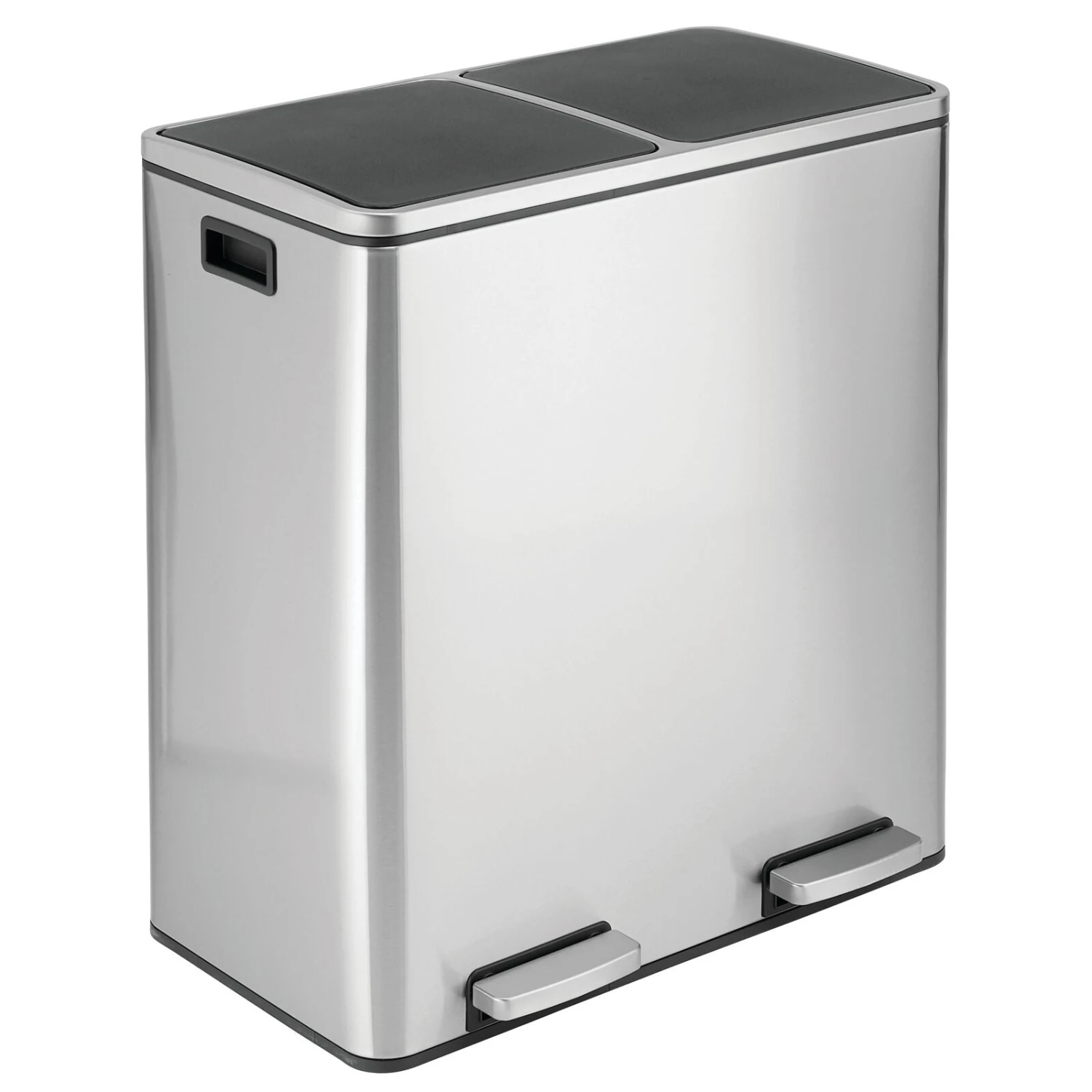60-Liter Dual Compartment Step Trash Can 60-Liter Dual Compartment Step Trash Can -mDesign 1600 Square JPG 06701MDK.MAIN