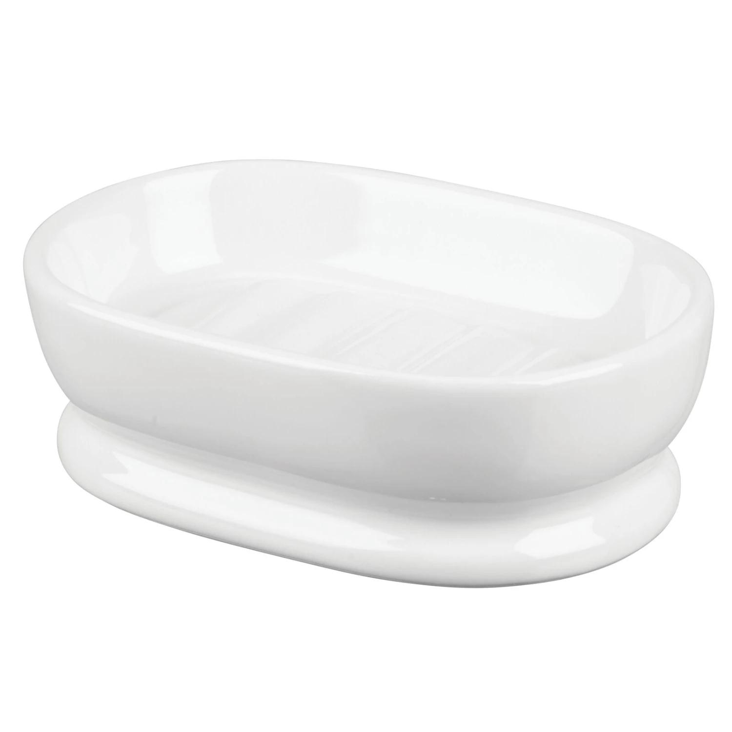 Ceramic Soap Dish Ceramic Soap Dish -mDesign 1600 Square JPG 06901MDBA.PT02