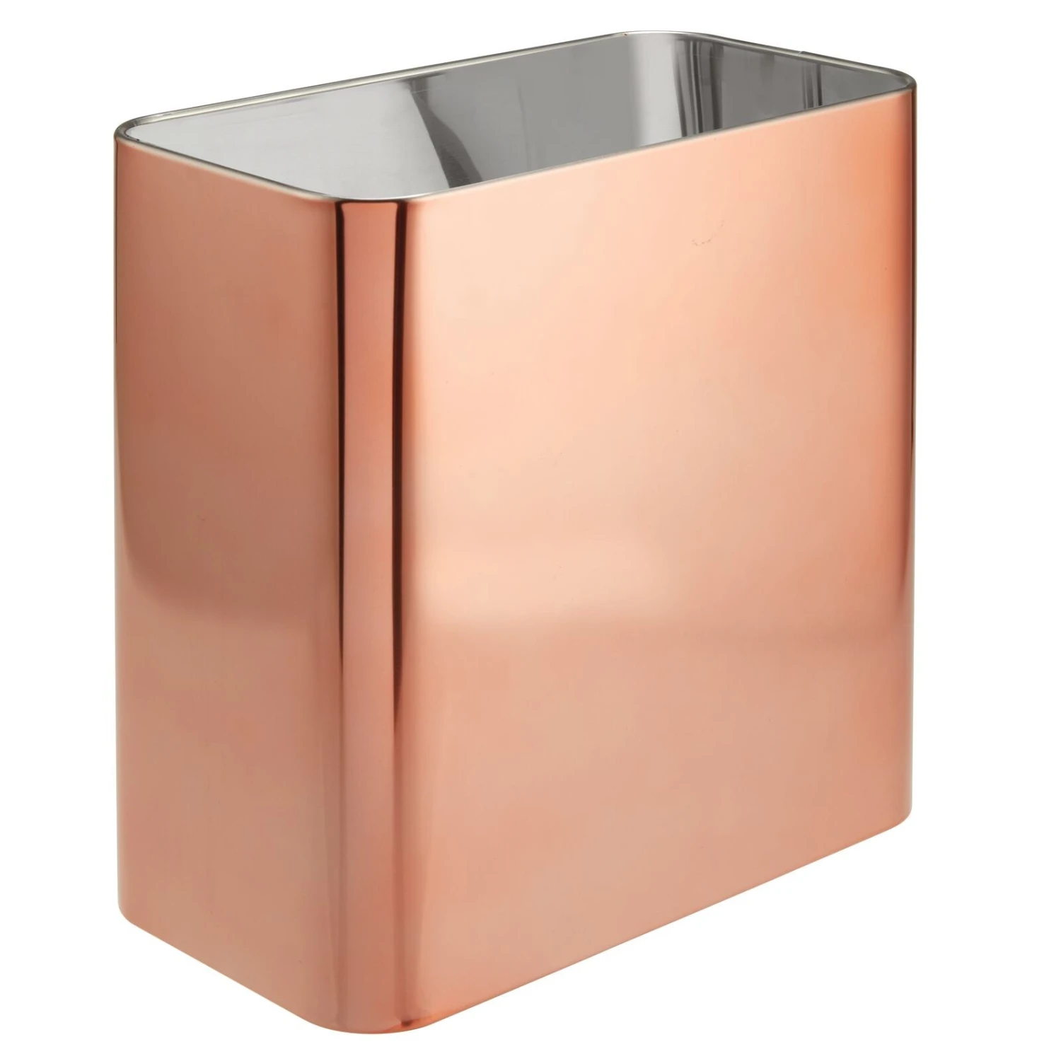 9-Liter Rectangular Bathroom Trash Can 9-Liter Rectangular Bathroom Trash Can -mDesign 1600 Square JPG 06999MDBA.MAIN