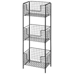 3-Tier Bathroom Basket Stand 3 3-Tier Bathroom Basket Stand -mDesign 1600 Square JPG 07650MDBST.PT05 6beff65d d48c 4ee6 ad63 4044fb2a164a
