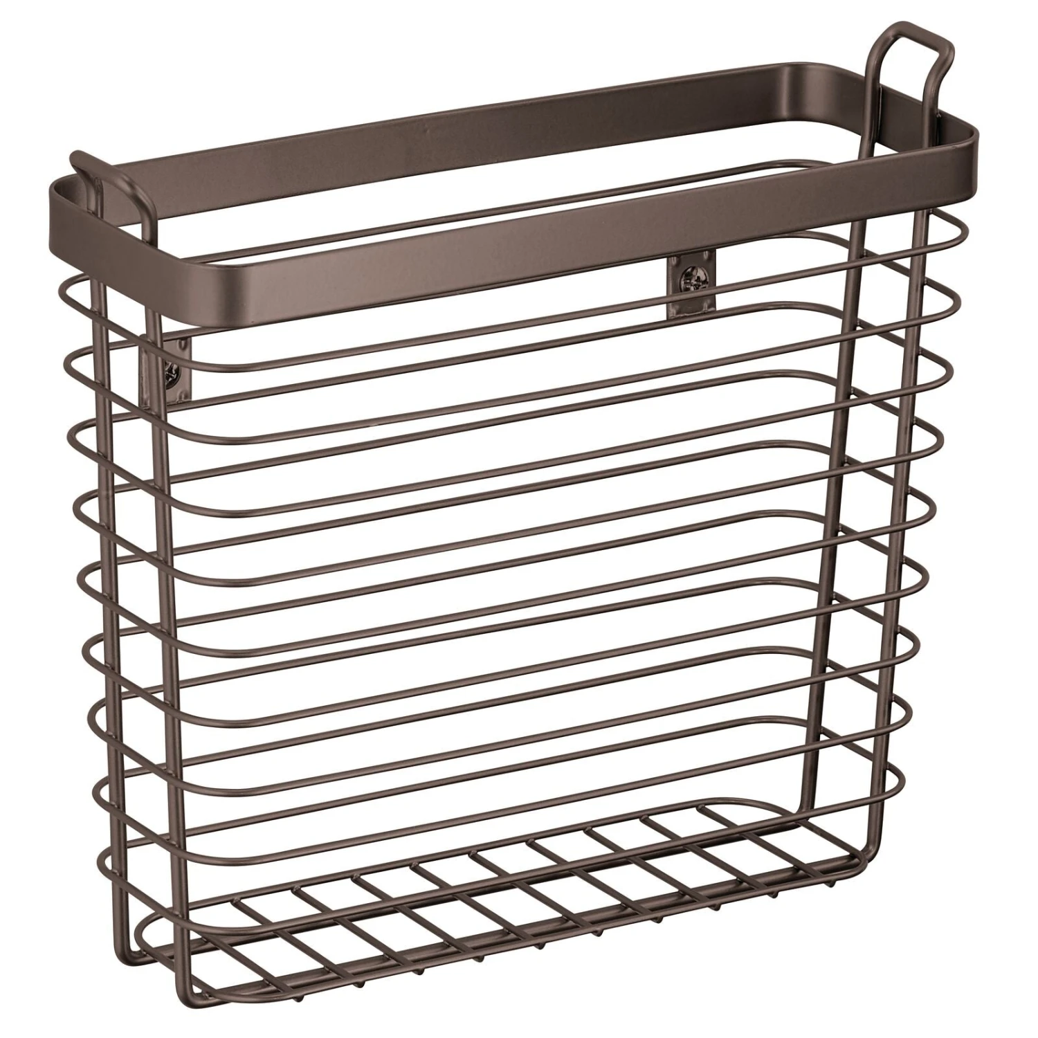 Wall Mounted Magazine Rack Wall Mounted Magazine Rack -mDesign 1600 Square JPG 07958MDBST.PT04