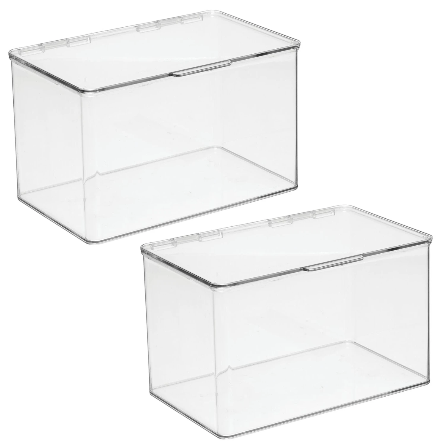 Hinged-Lid Bathroom Storage Box 7 x 11 x 6.5 Hinged-Lid Bathroom Storage Box 7 X 11 X 6.5 -mDesign 1600 Square JPG 08515MDO.MAIN 3 e6dcc201 de4d 4b37 9026 c252c7459ed3