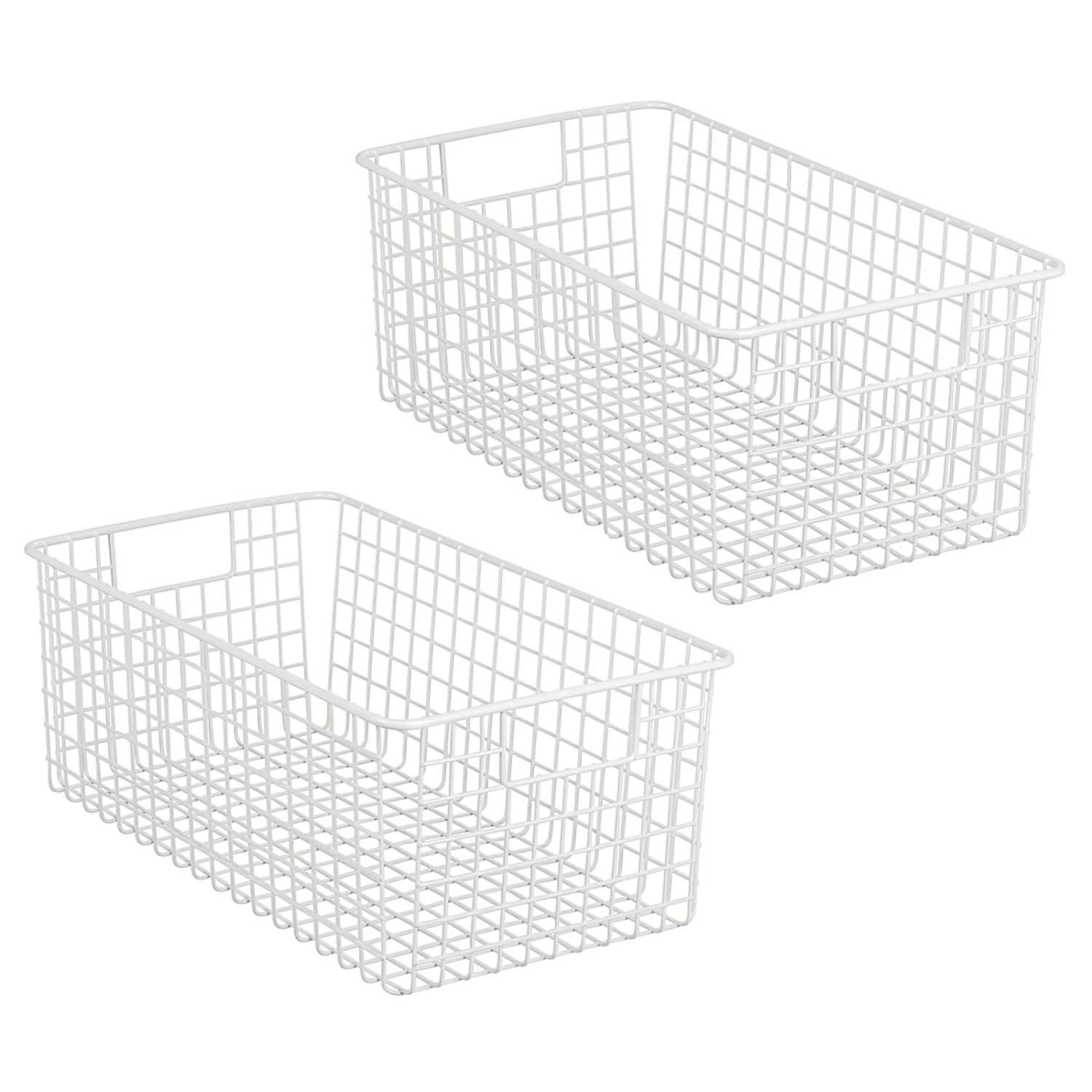 Wire Pantry Basket 16 x 9.25 x 6 Wire Pantry Basket 16 X 9.25 X 6 -mDesign 1600 Square JPG 08668MDBST.PT02